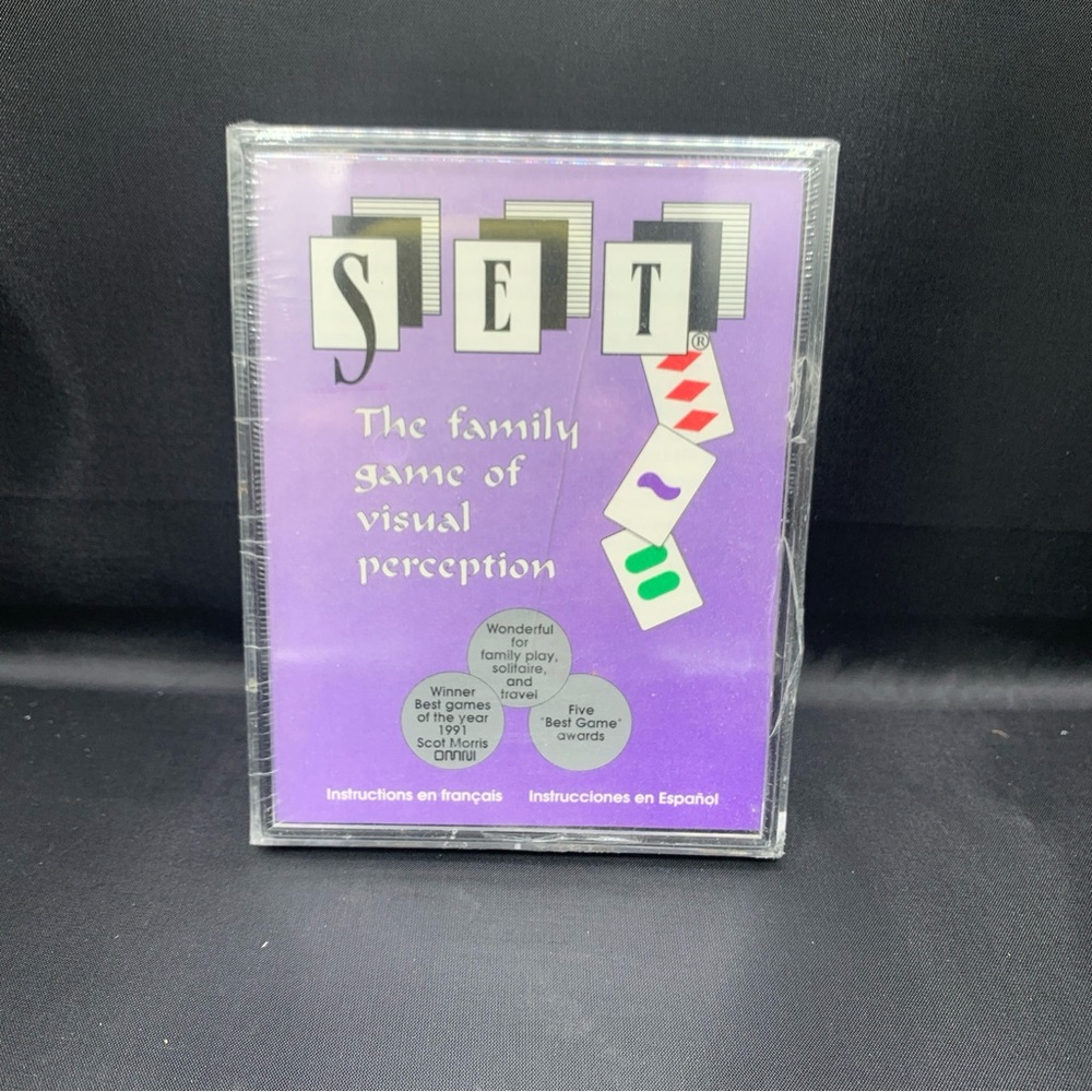 1988 1991 SET Enterprises Family of Visual Perception Complete Card Game NIB